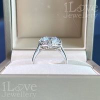 S925 3.5ct Round Cubic Zirconia Ring ILR034