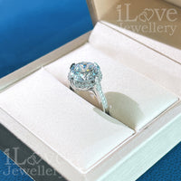 S925 3.5ct Round Cubic Zirconia Ring ILR034